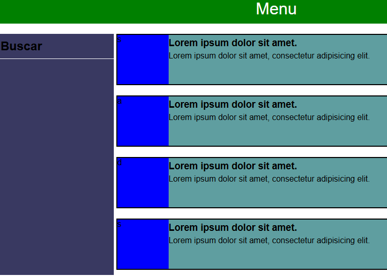 Previsualizacion de pagina de cartas responsivas