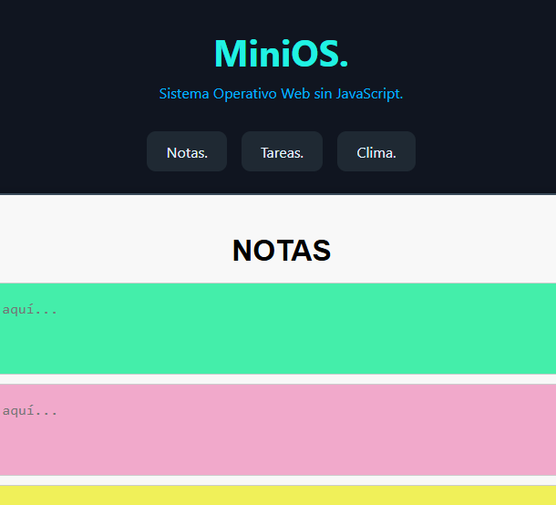 Previsualizacion de pagina de min os